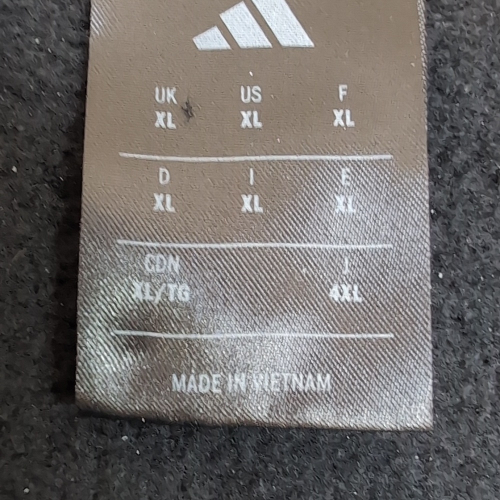 Black Adidas Hooded Sweatshirt Hoodie With Front Kangaroo Pocket Size XL - Picture 6 of 7